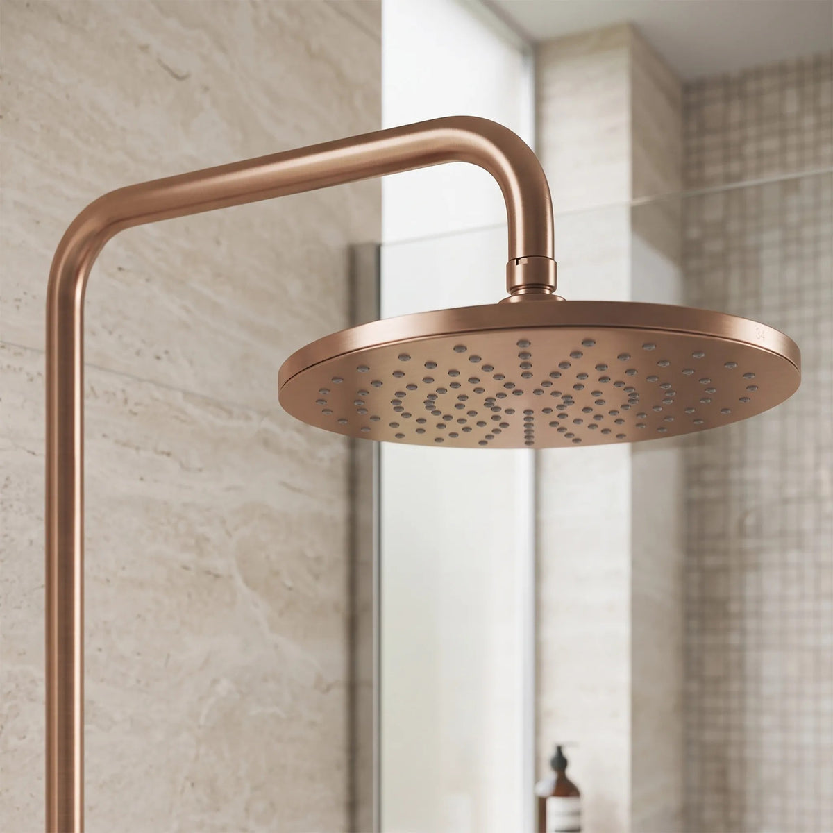 Duschgarnitur Mit Thermostat Rea Parot Light Brush Copper 8