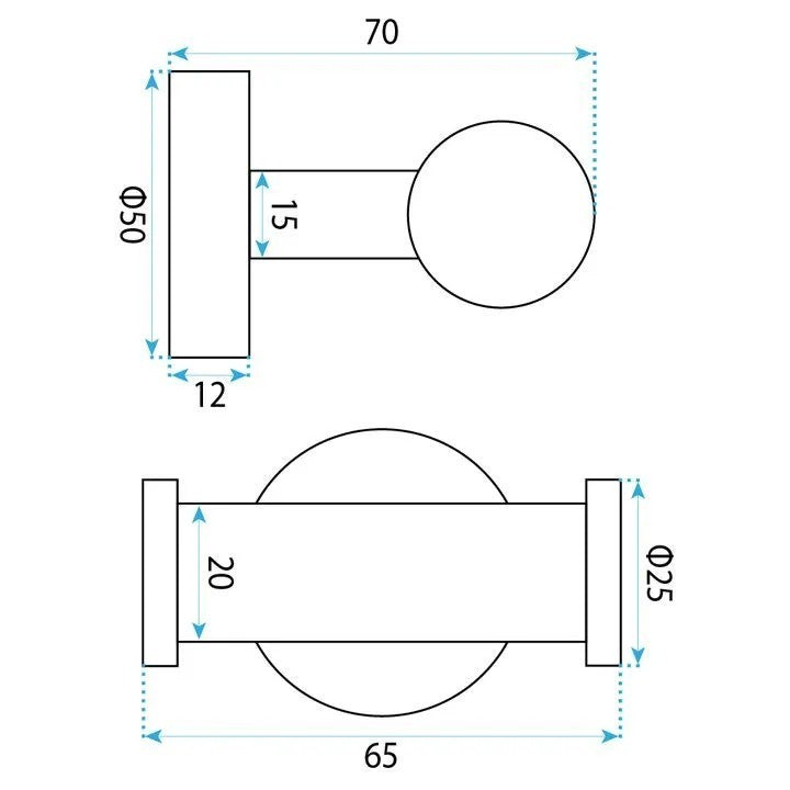 Doppelhaken 6612 Modern Copper  8
