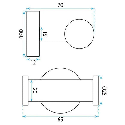 Doppelhaken 6612 Modern Copper  8