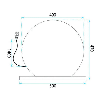 Spiegel LED HOLLYWOOD White 50 cm  8