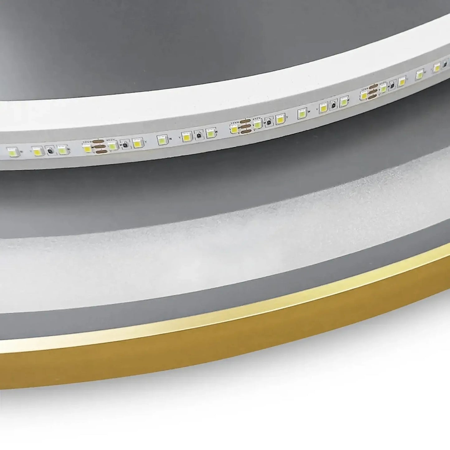 Spiegel LED 50cm MMJ BRUSH GOLD  8
