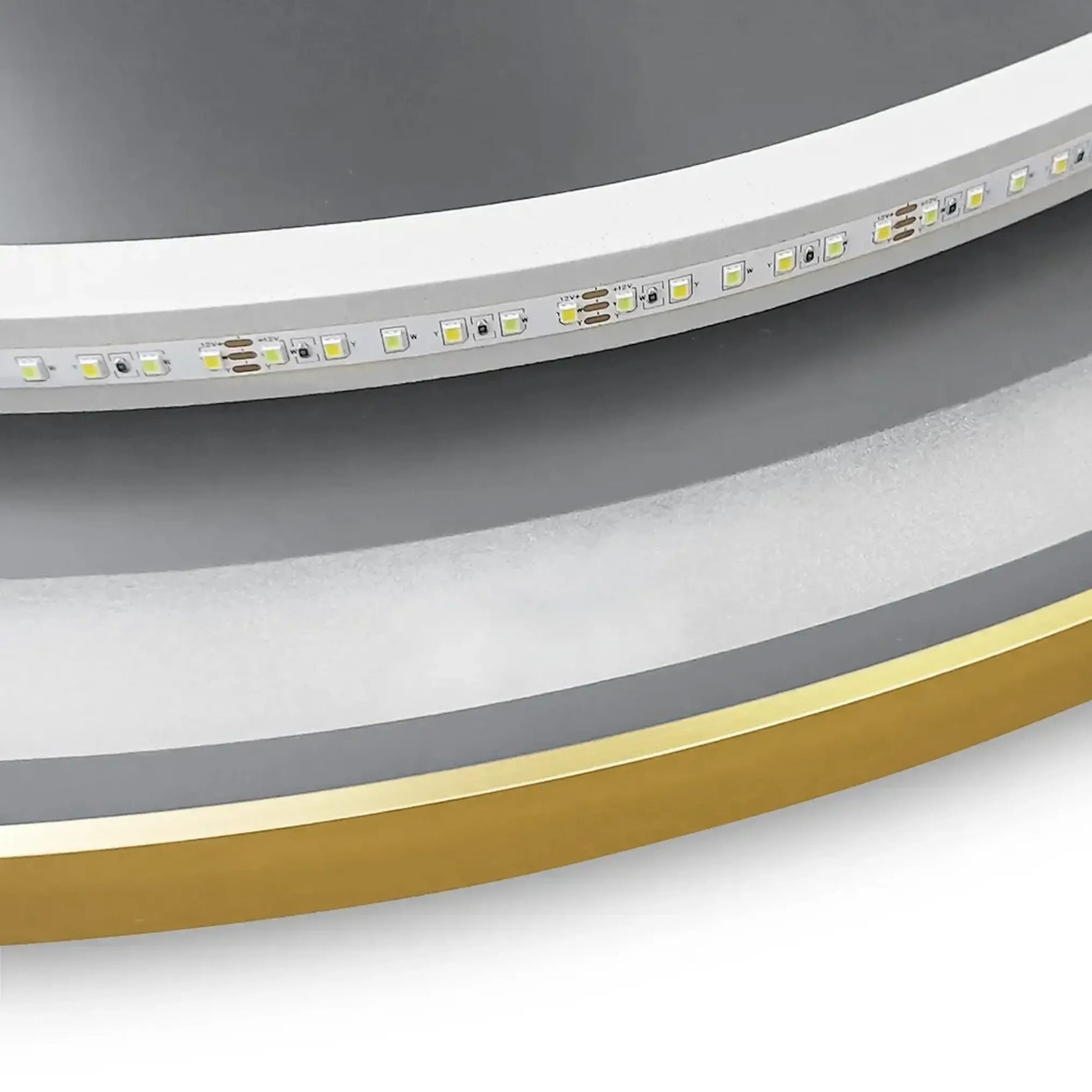 Spiegel LED 50cm MMJ BRUSH GOLD  8