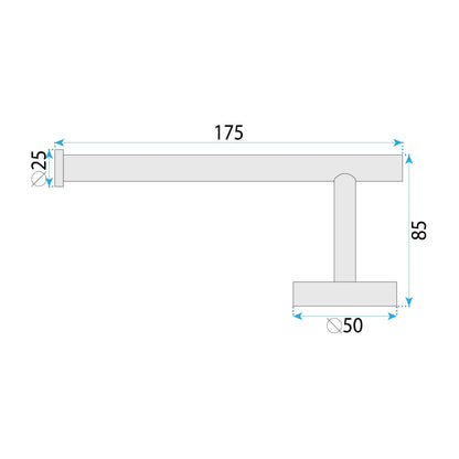 Halter für Toilettenpapier 6611 Modern Copper  8