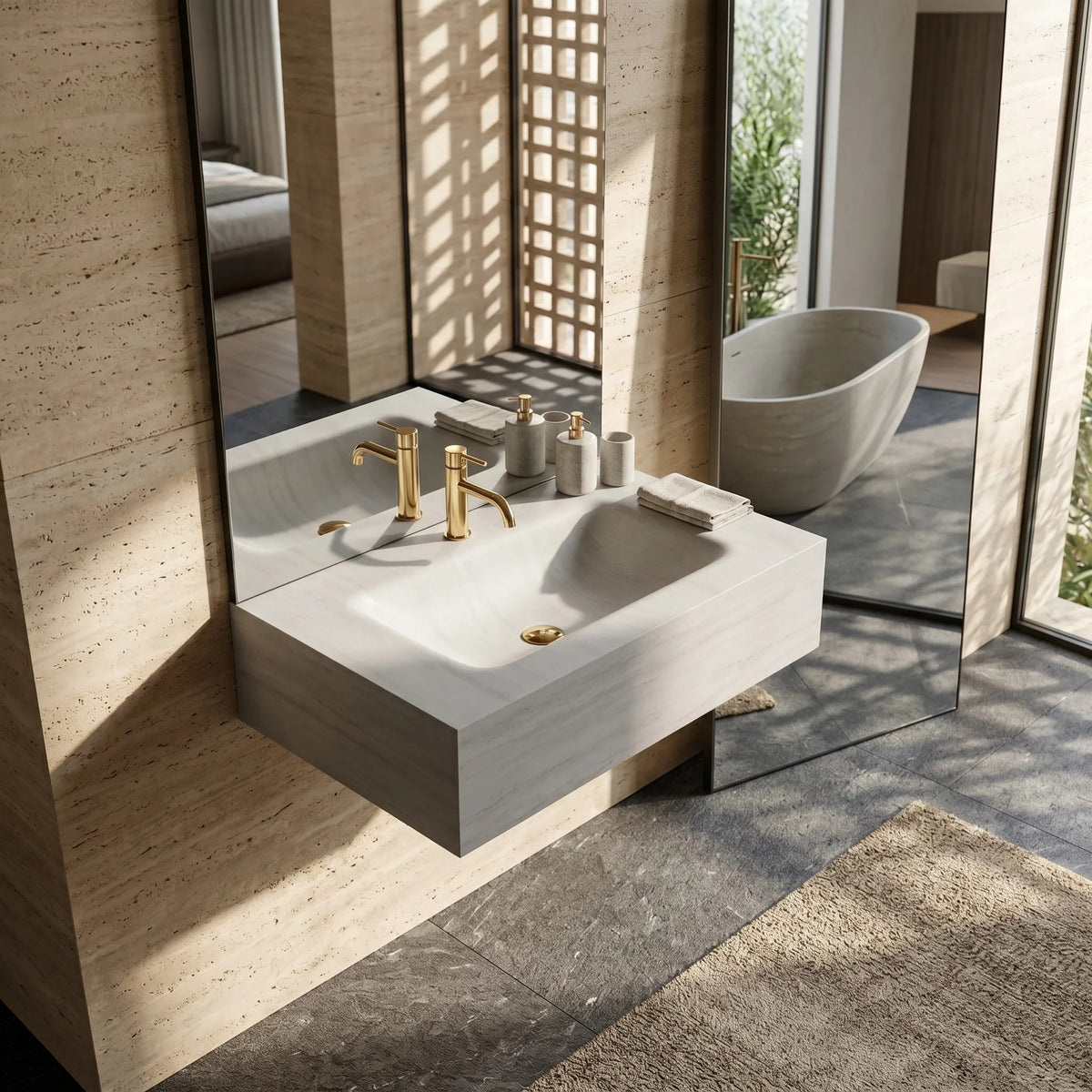 Wandwaschbecken REA Apollo Muralto Roma 80 8