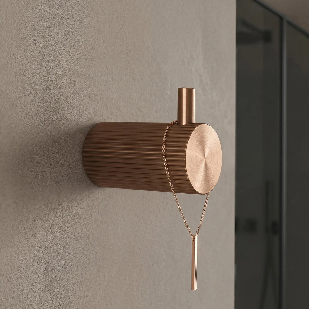 Badezimmerhaken 64104 SOLO Brush Copper 8