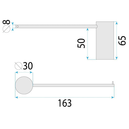 Halter Für Toilettenpapier 64105 SOLO Titan 8