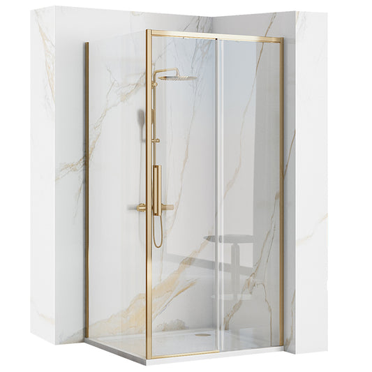 Duschkabine Rapid Slide Gold 150 x 100 1