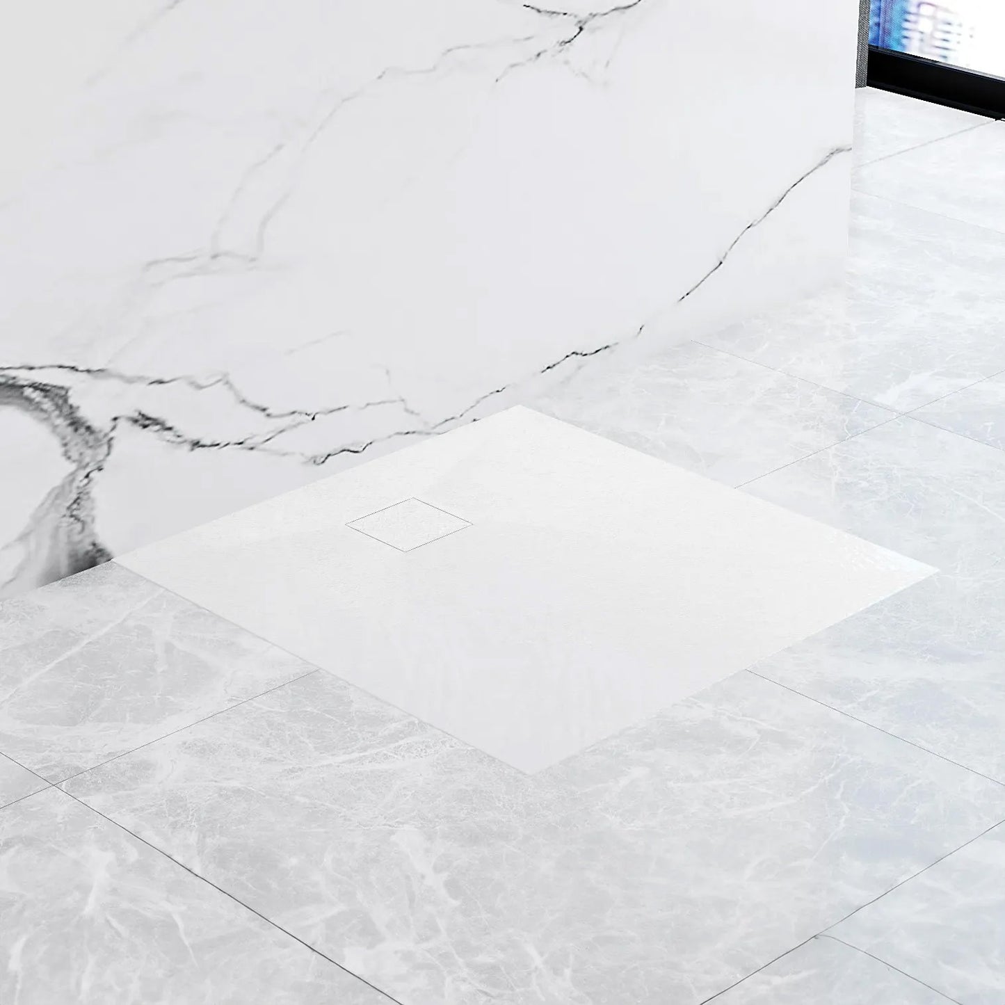 Duschtasse Magnum White 90x90  4