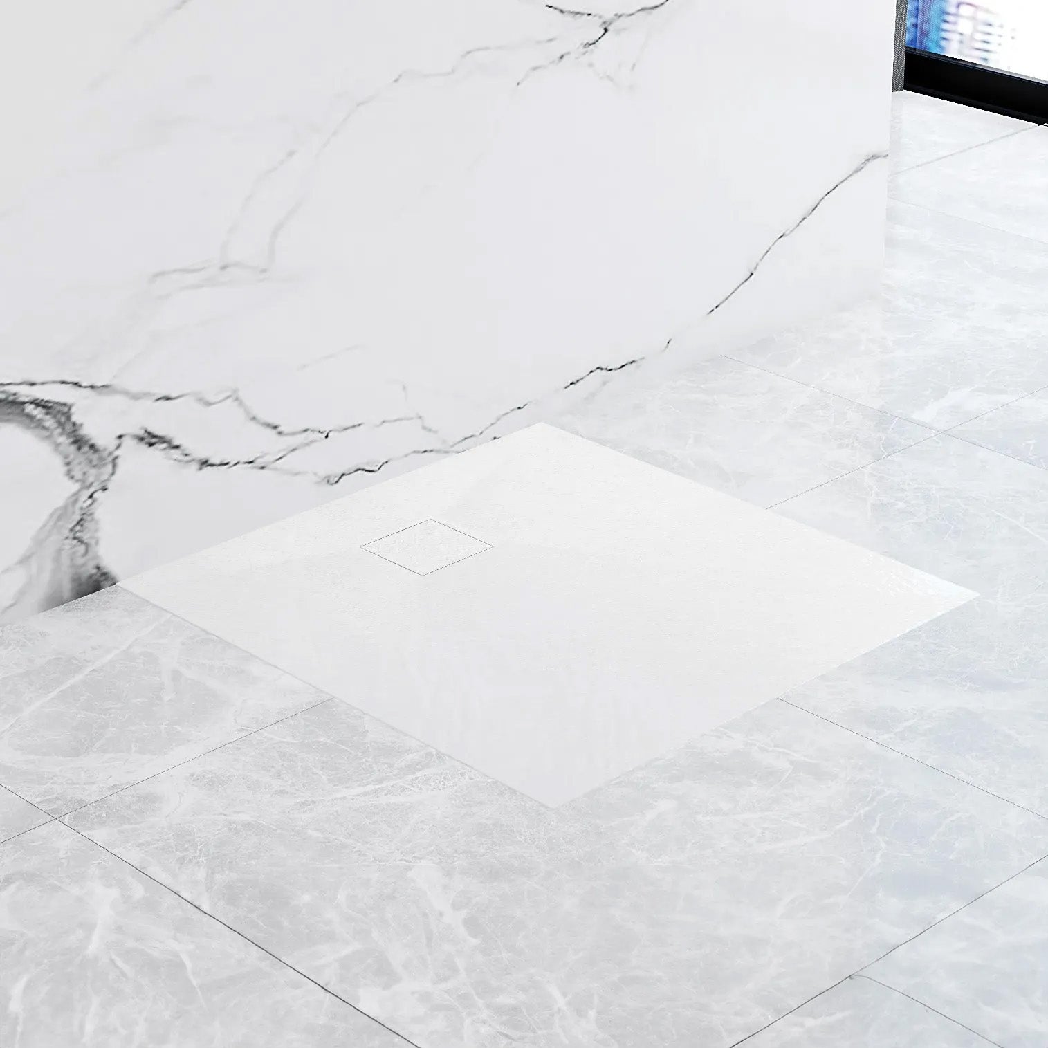 Duschtasse Magnum White 90x90  4