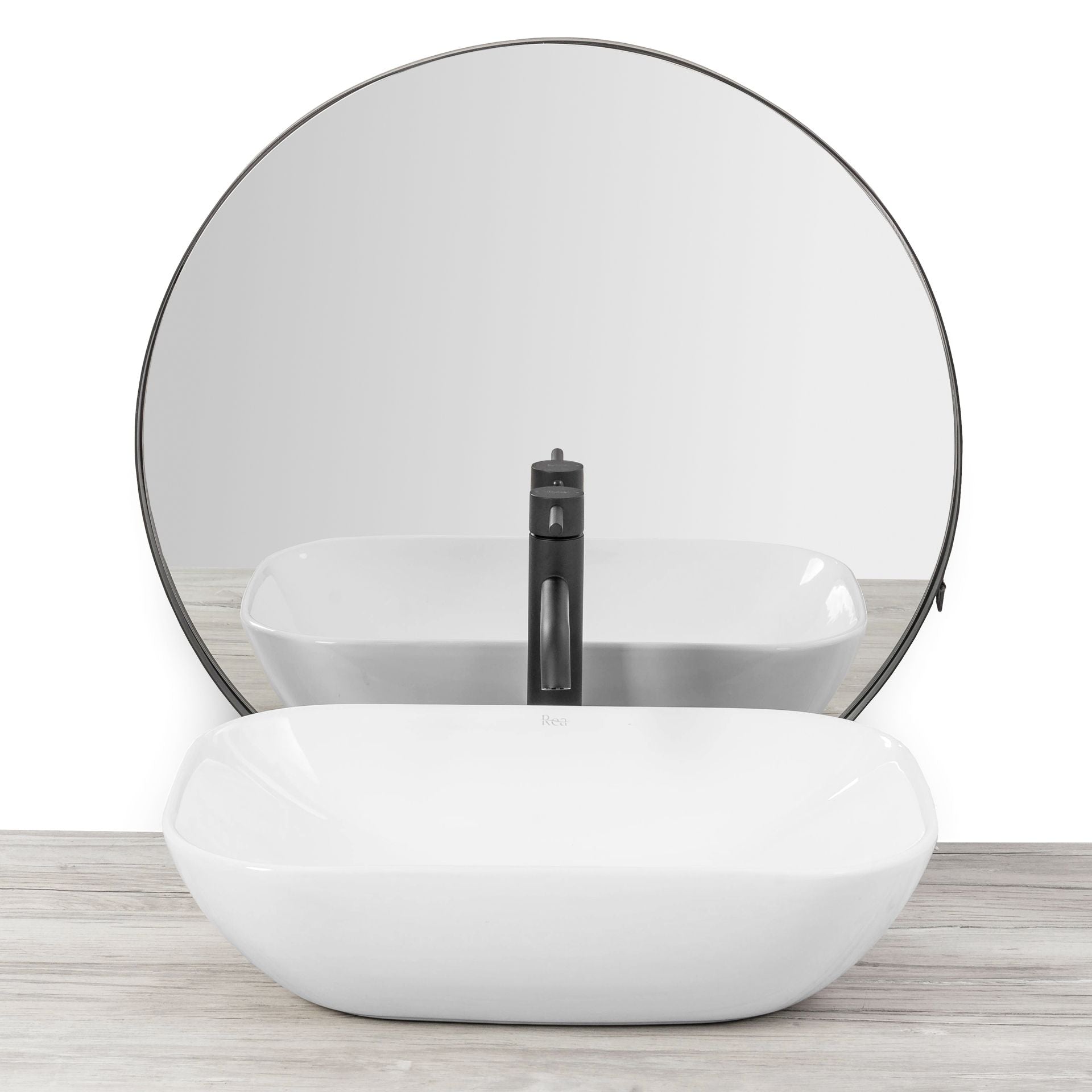 Aufsatzwaschbecken Rea Claudia 9447 white 3