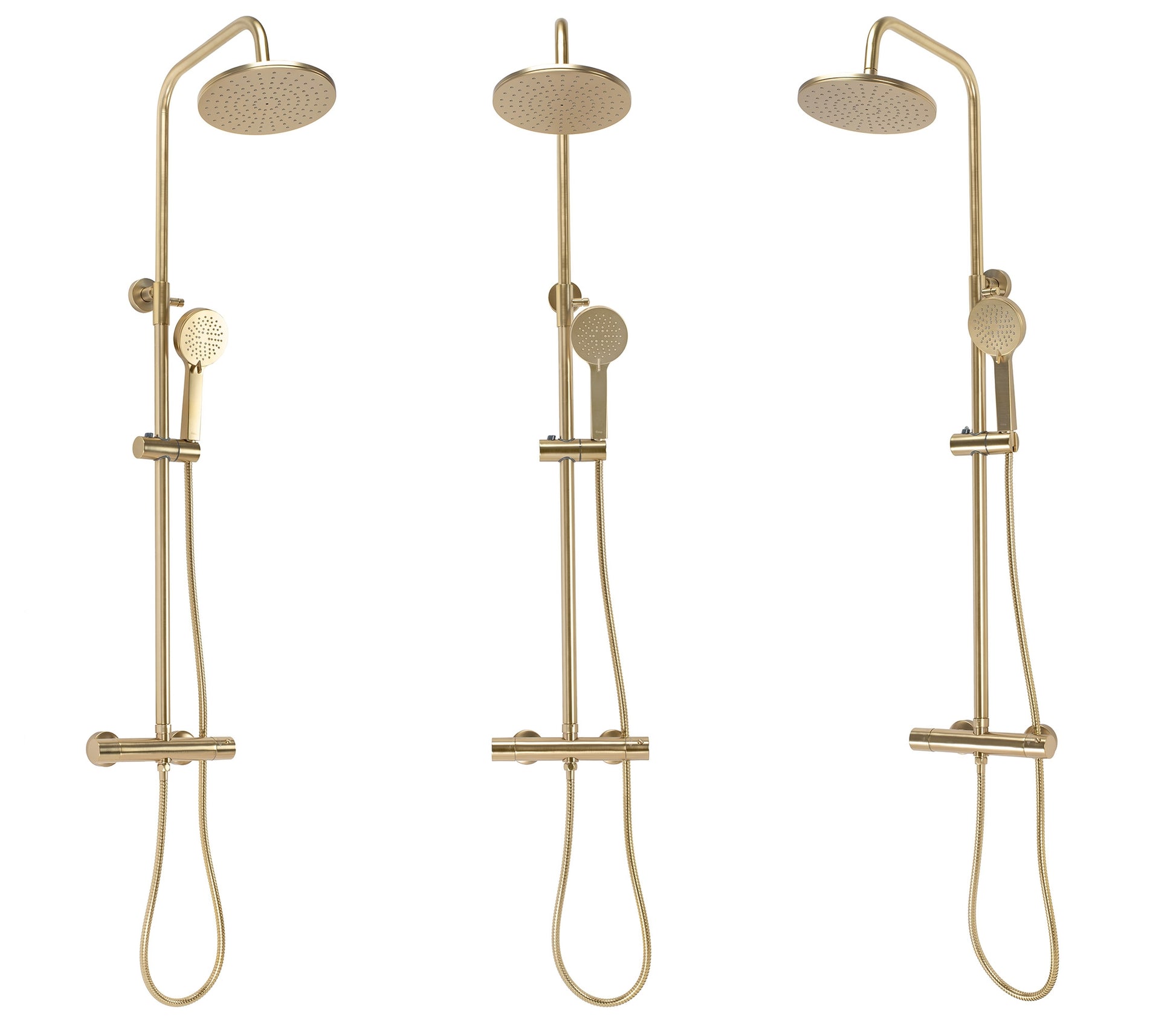 Duschgarnitur mit Thermostat Rea PAROT BRUSHED GOLD  3