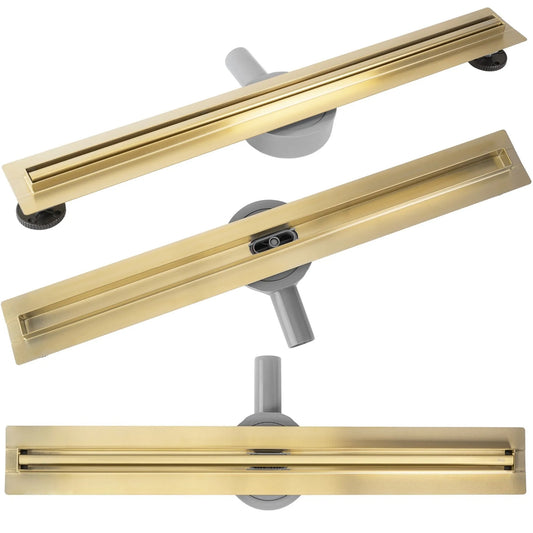 Duschrinne REA Neox Slim pro Brush Gold 70  1