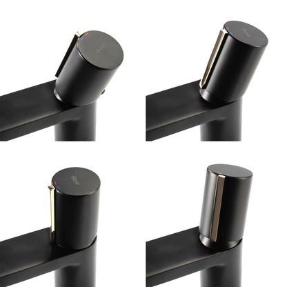 Waschbeckenarmatur  ICON Black Gold High  5