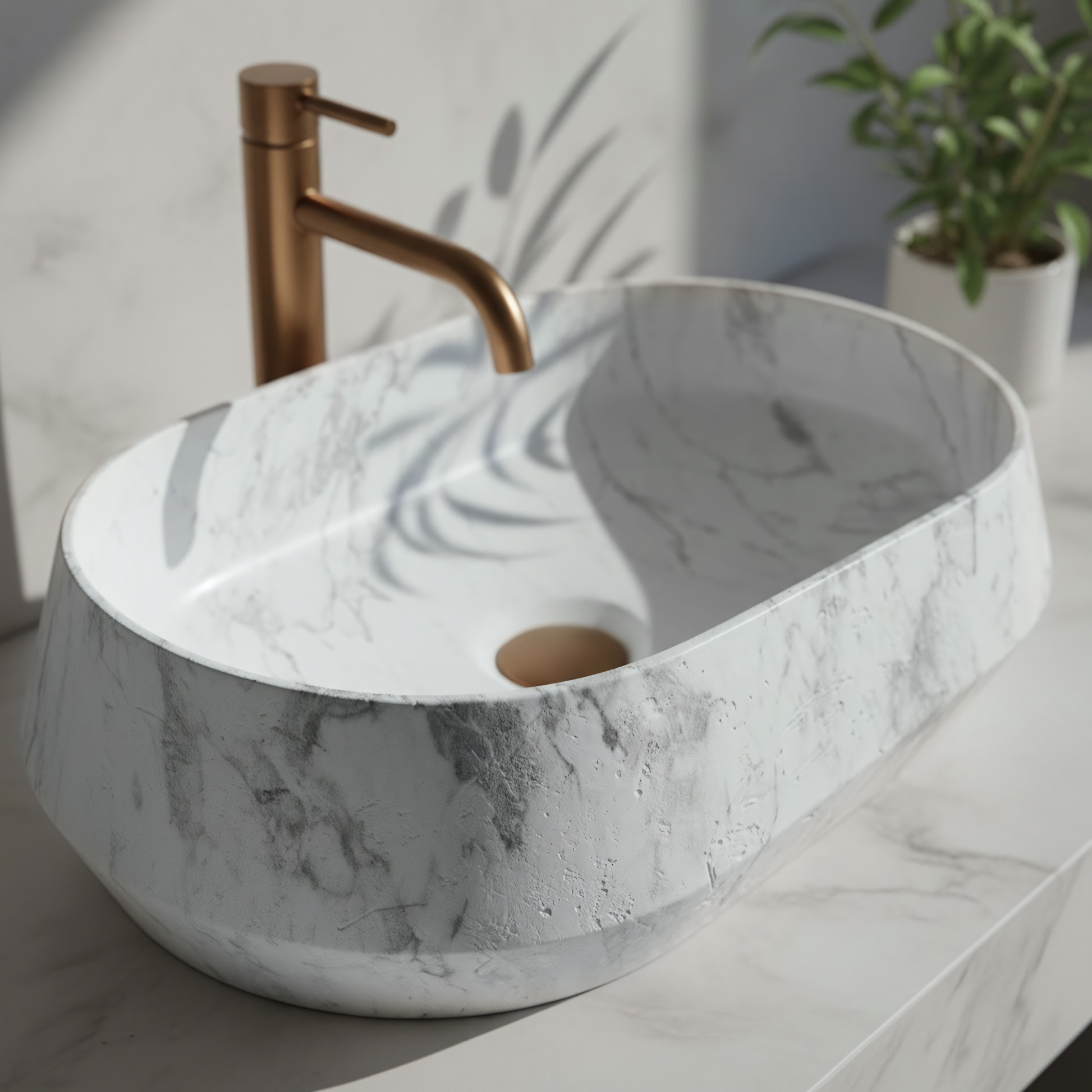 Aufsatzwaschbecken Rea Zoe Dune  8