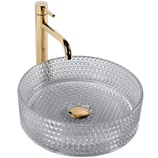 Aufsatzwaschbecken Rea Cristal Light Grey 1