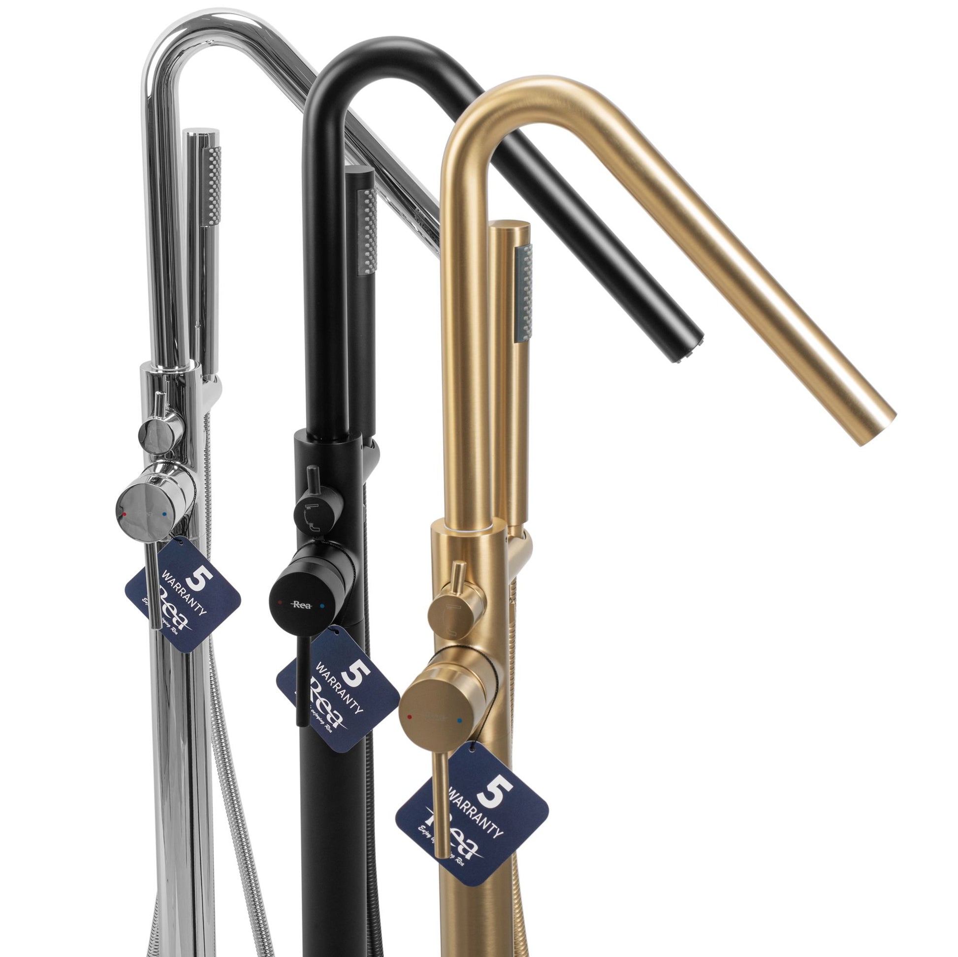 Frei stehende Armatur Rea ARAS Gold Brush 4