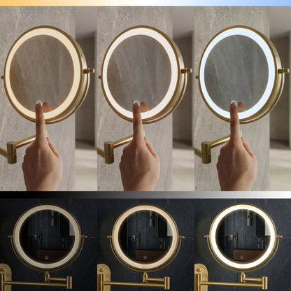 Spiegel LED Old Gold  5
