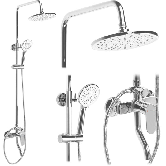 Duschgarnitur REA SALTON CHROME 1