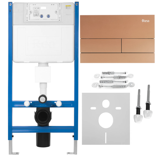 Vorwandelement für WC Rea T Brush Copper  1