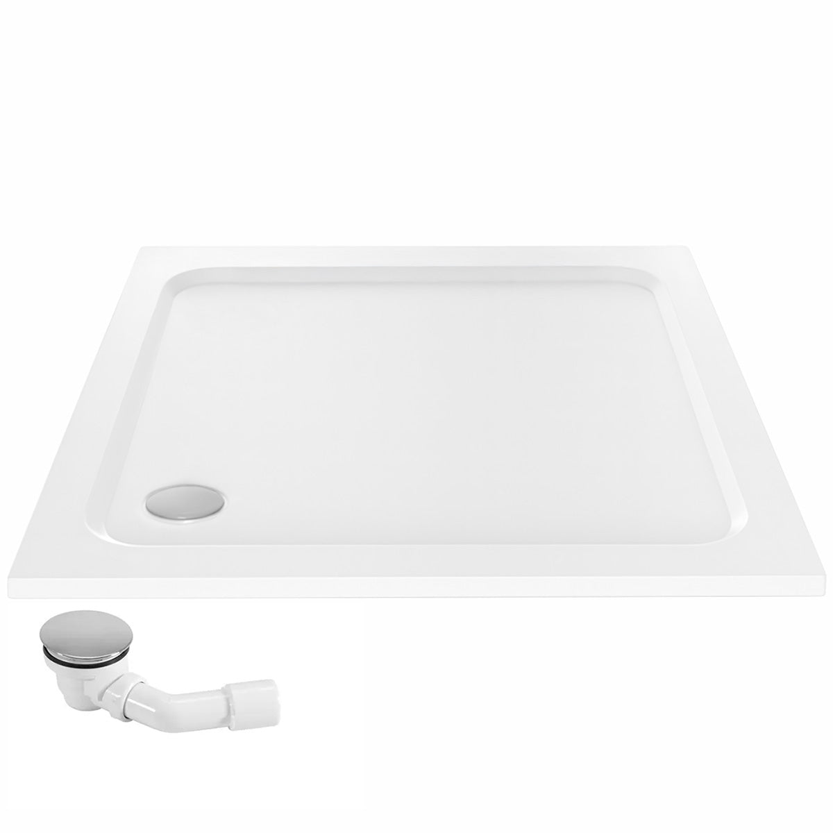 Acryl Duschwanne Rea Belmond White 90x90  3