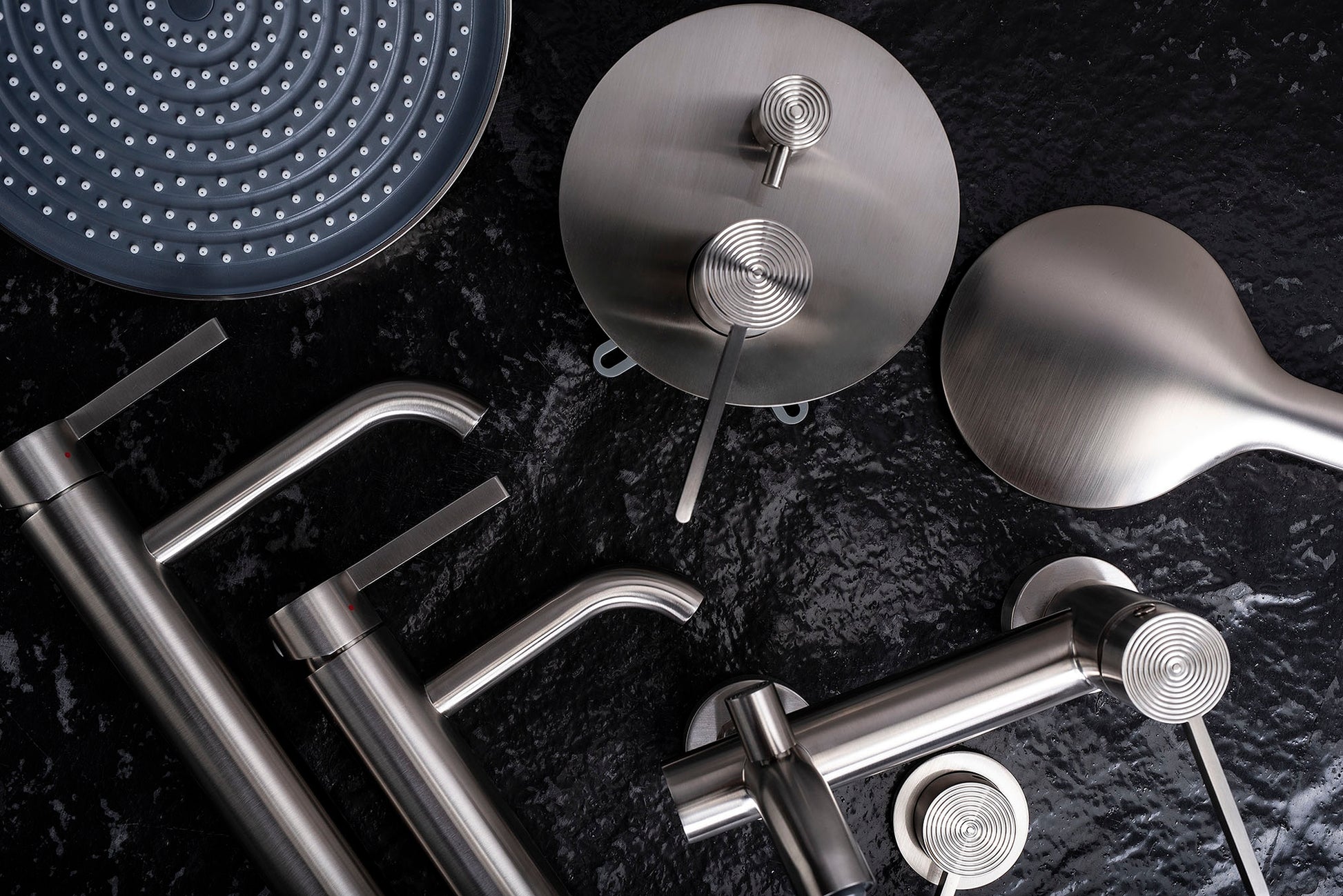 Waschbeckenarmatur Rea Foster Nickel Brush Low  4