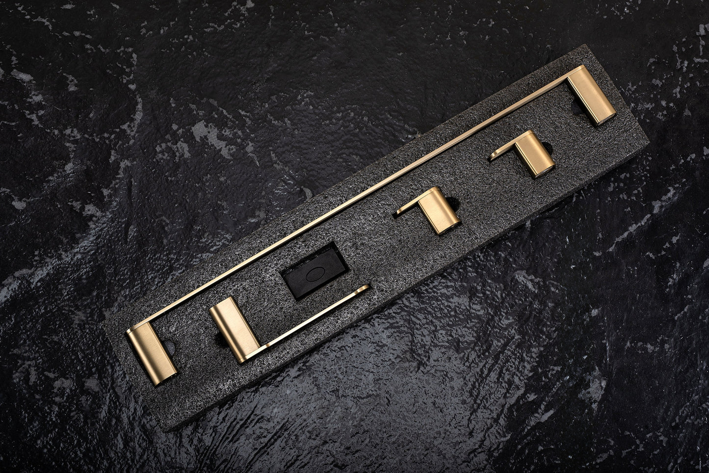 Badezimmer-accessoire-set Mati Gold 4-teilig  6