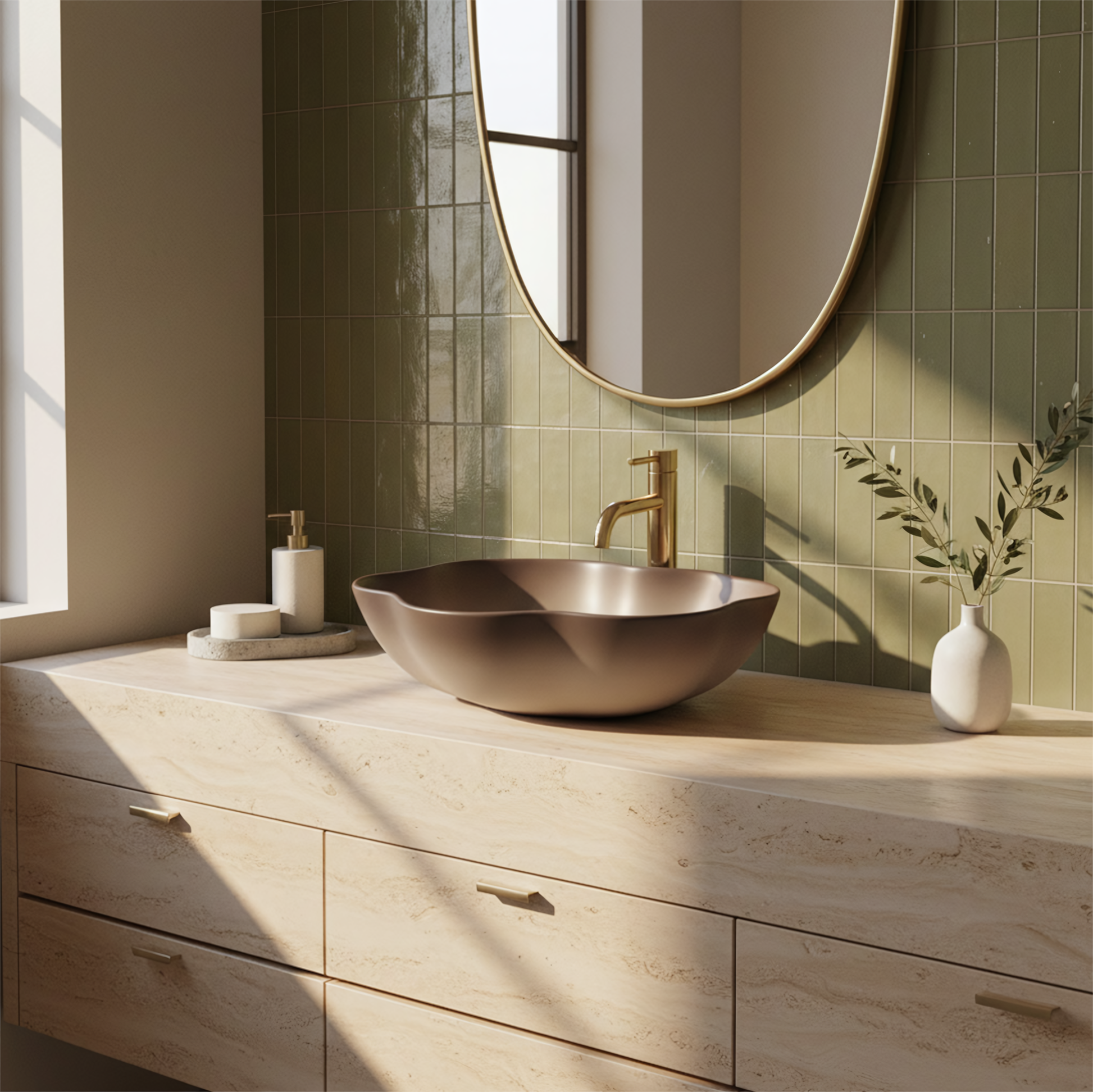 Aufsatzwaschbecken Rea Pearl Ombre  7