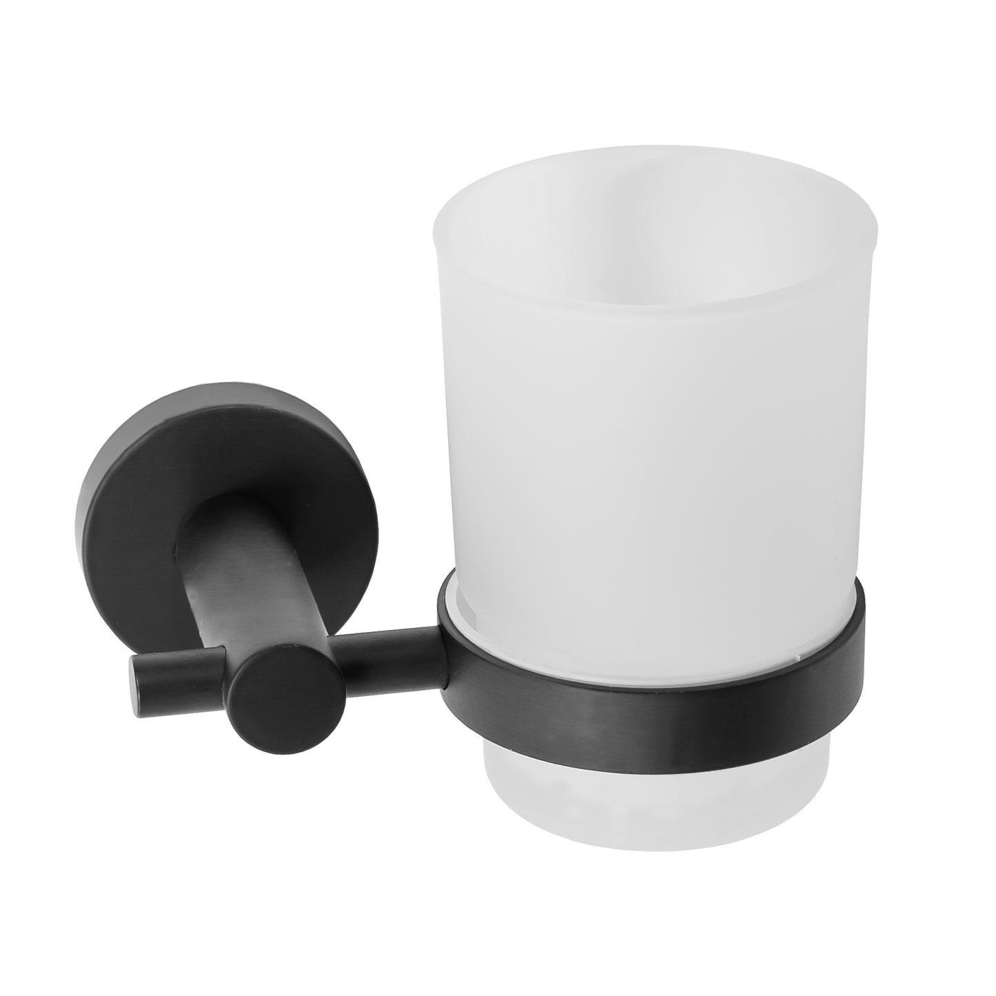 Badezimmer-becher Gun Black 322233a Leo  1