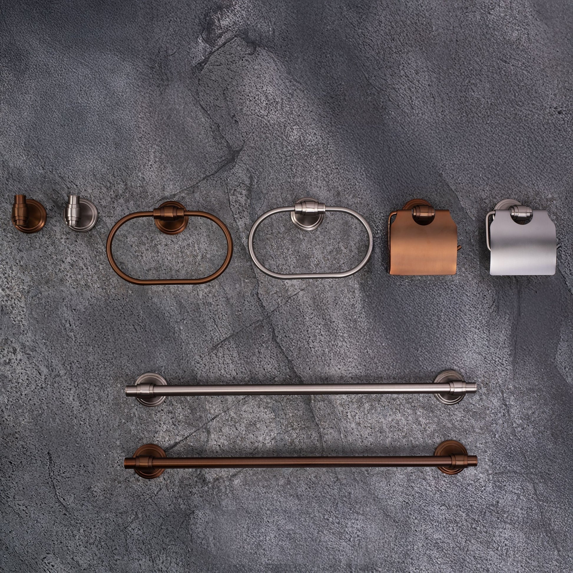 Toilettenpapierhalter 16101 Aristo Brushed Gold  3