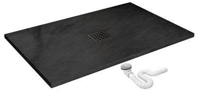 Stein Duschwanne Black Rock 90x120  2