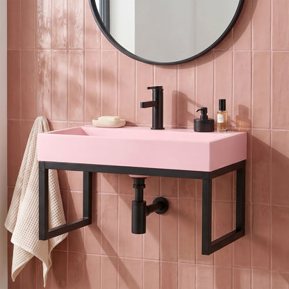 Waschbecken Konglomerat GOYA PINK 50CM + Waschtischplatte 7