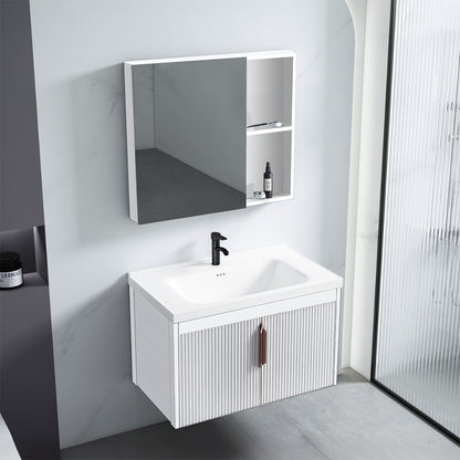 Badezimmermöbel-set Mit Waschbecken Astor 60cm White  2