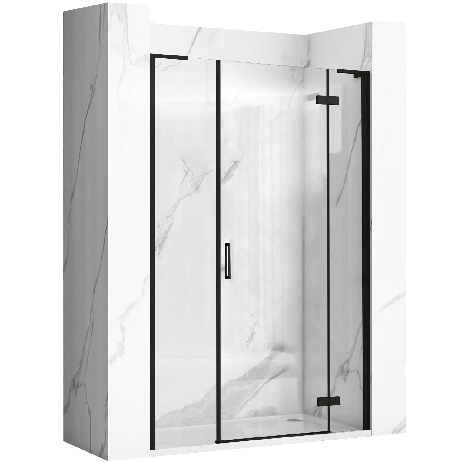 Duschtür Rea Hugo 110 Black  1