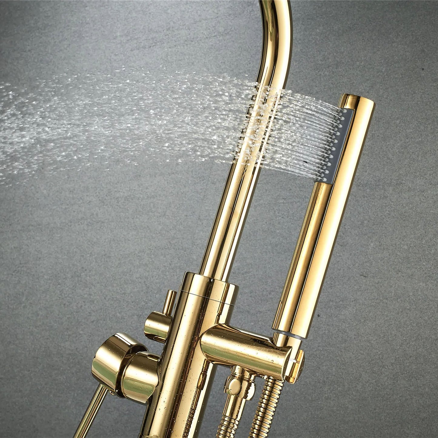 Frei stehende Armatur Rea Lungo Gold  3