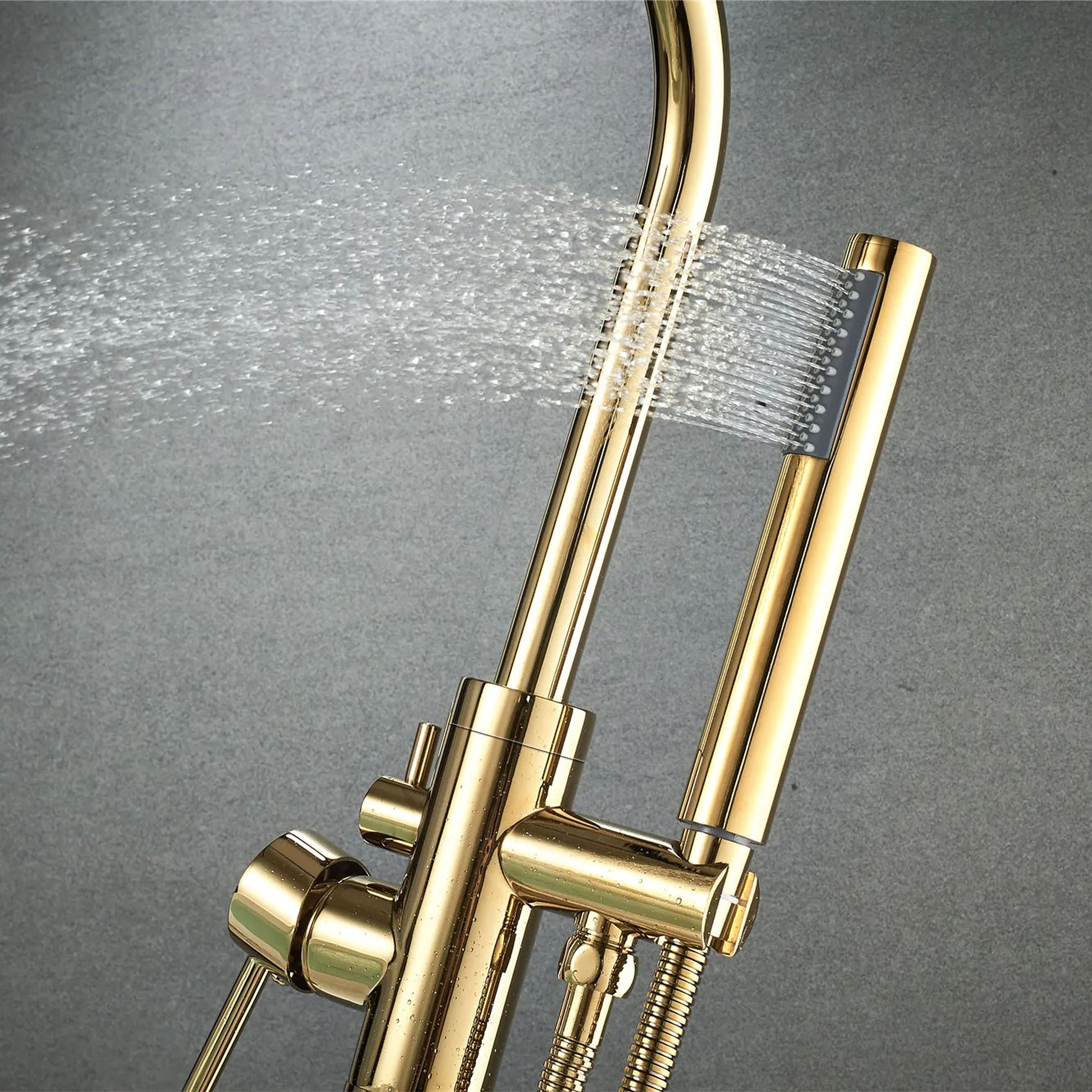 Frei stehende Armatur Rea Lungo Gold  3