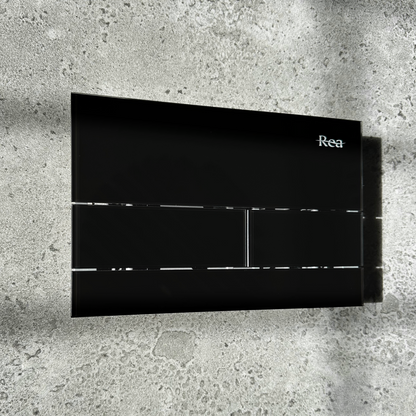 Vorwandelement für WC Rea T Black Glass  8