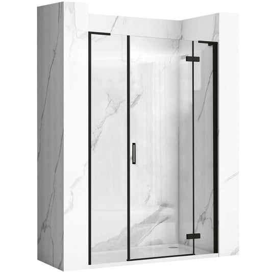 Duschtür Rea Hugo 130 Black  1