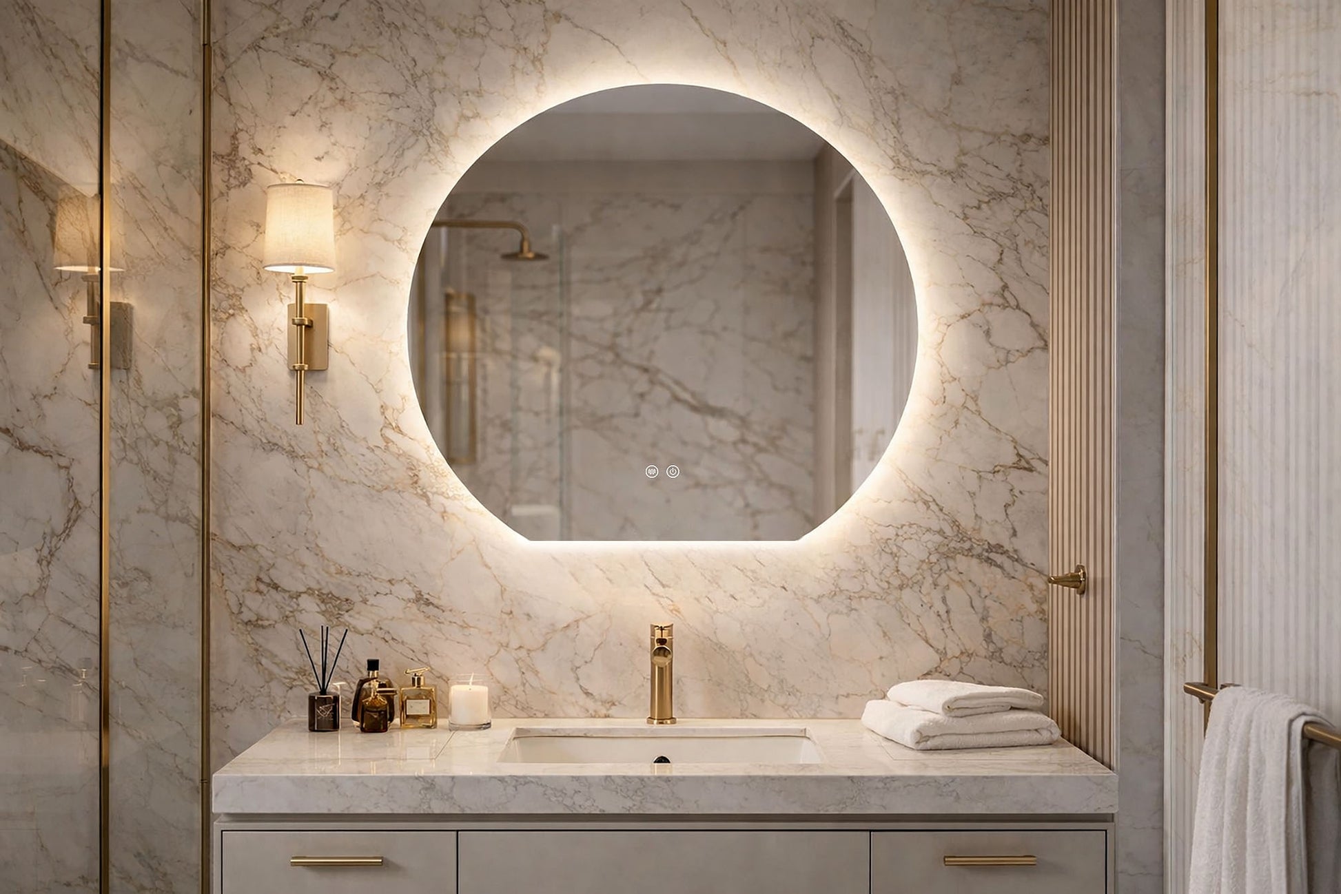 Spiegel LED 80cm Fabio  9