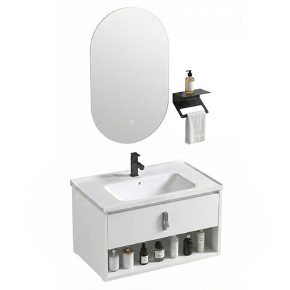 Badezimmermöbel-Set mit Waschbecken Toledo 60cm White  7
