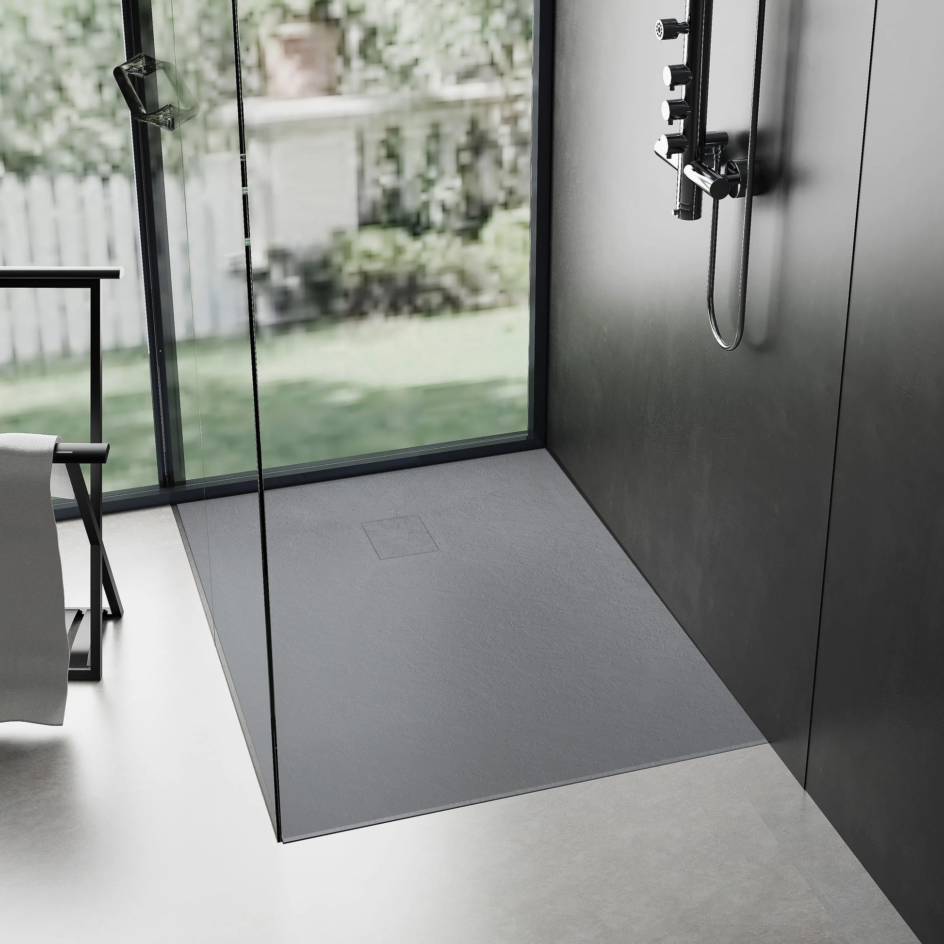 Duschtasse Magnum Grey 100x80  4