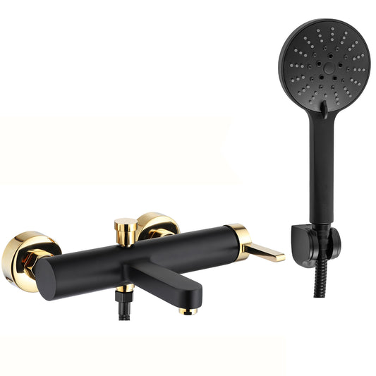 Wannenarmatur REA Polo Black Gold  1