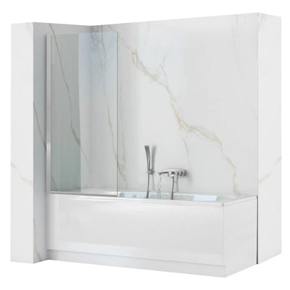 Badewanneaufsatz drehbar Rea Lagos 70 Chrome  1