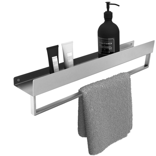 Badezimmerregal SF01 45cm steel brush  1
