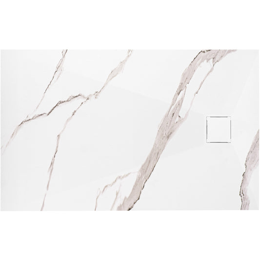 Duschtasse Magnum CARRARA WHITE 80x100  1
