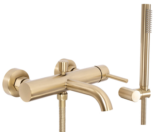 Wannenarmatur Rea Lungo Brush Gold  1