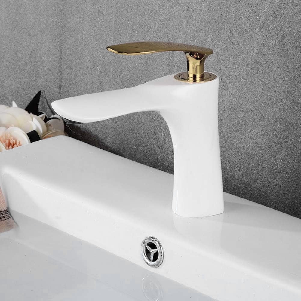 Waschbeckenarmatur Rea Orbit White Gold Low  6