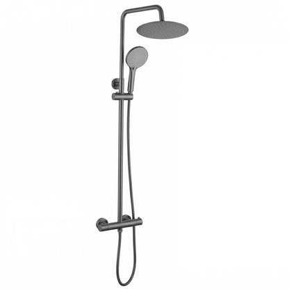 Duschset ohne Auslauf mit Thermostat Rea Lungo Titan  9