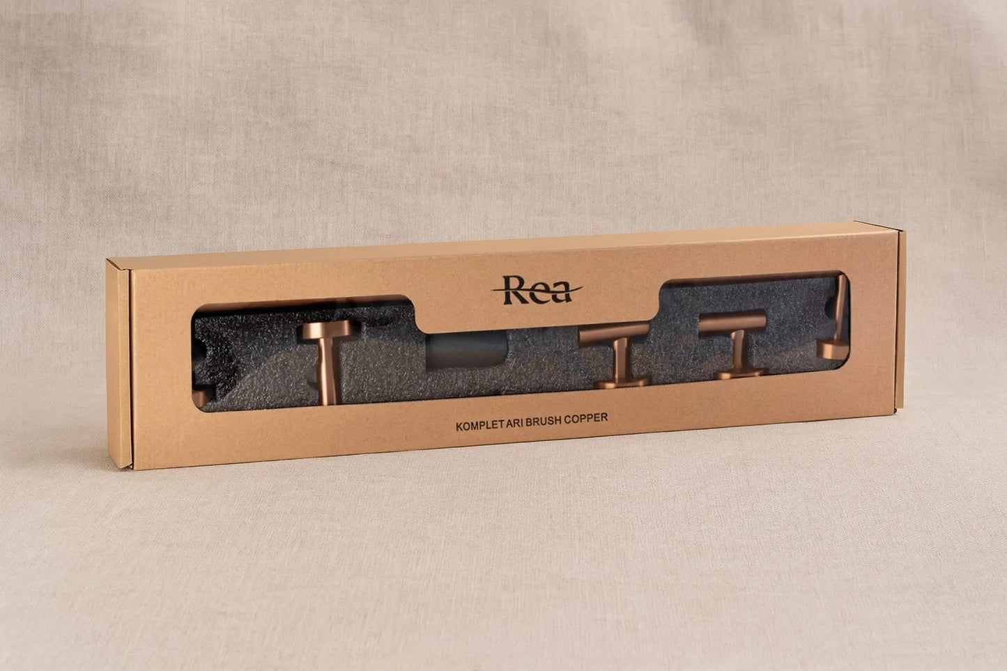Badezimmer-Accessoire-Set Ari Brush Copper 4-teilig  9