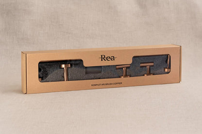Badezimmer-Accessoire-Set Ari Brush Copper 4-teilig  9
