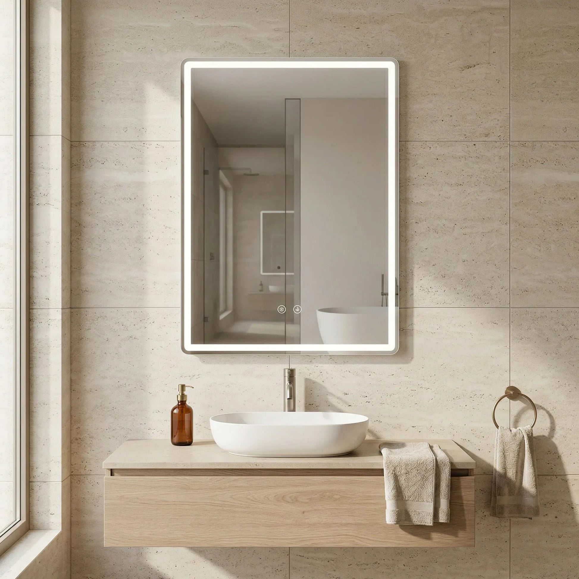 Spiegel LED MARLO 80X60  9